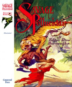 Recoverings "Savage Pellucidar" alternate dust jacket. Art by J. Allen St. John Recoverings "Savage Pellucidar" alternate dust jacket. Art by J. Allen St. John