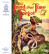 Prehistoric beasts fight one another in the lost island of Caspak