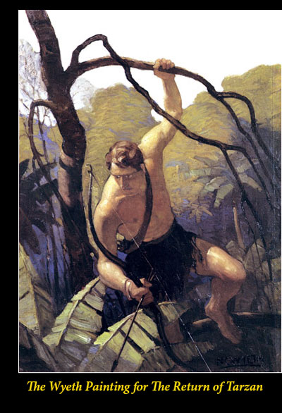 The painting for Return of Tarzan